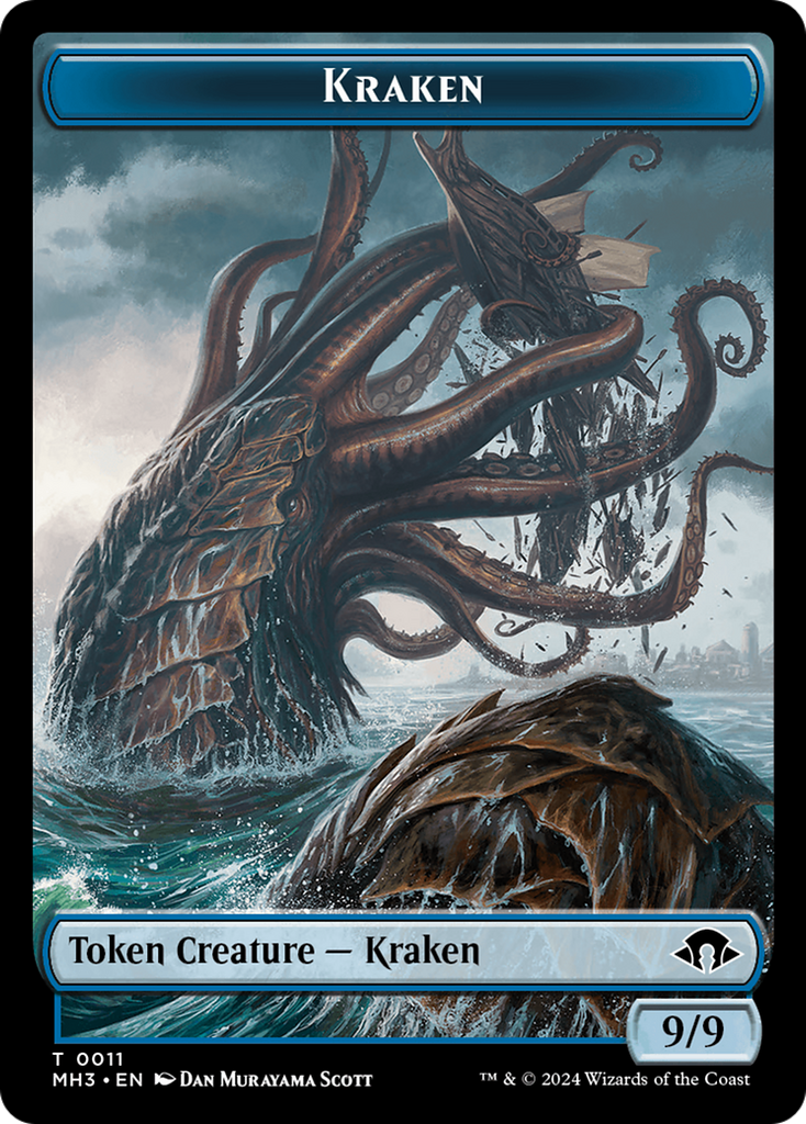 Magic: The Gathering - Kraken Token - Modern Horizons 3 Tokens