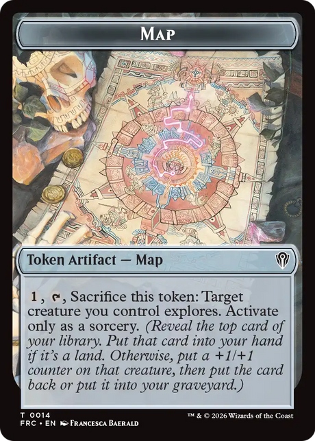 Magic: The Gathering - Map Token - Reality Fracture Commander Tokens