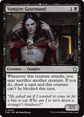 Magic: The Gathering - Vampire Gourmand - Foundations