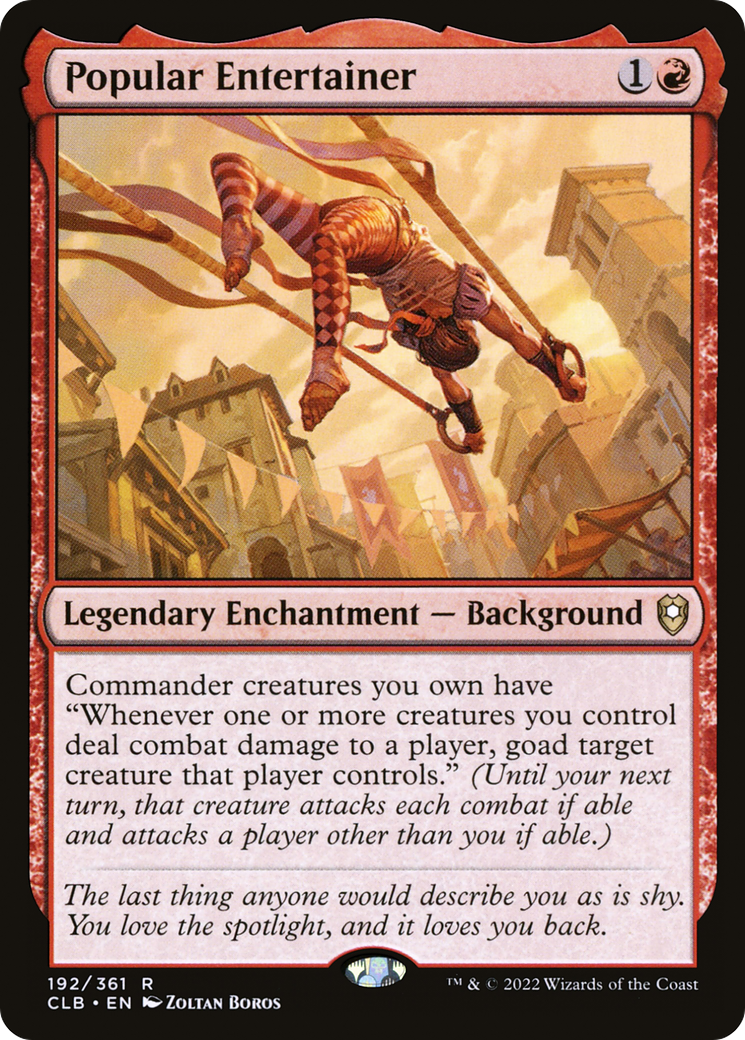 Magic: The Gathering - Popular Entertainer - Commander Legends: Battle for Baldur's Gate