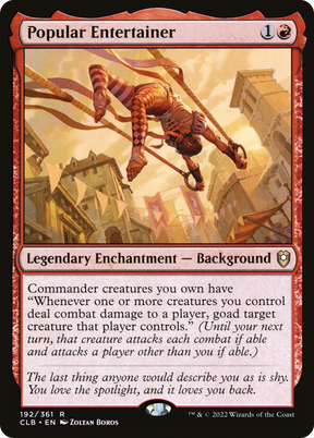Magic: The Gathering - Popular Entertainer - Commander Legends: Battle for Baldur's Gate