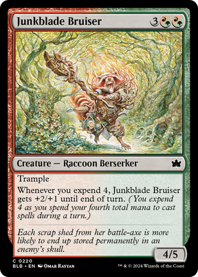 Magic: The Gathering - Junkblade Bruiser Foil - Bloomburrow