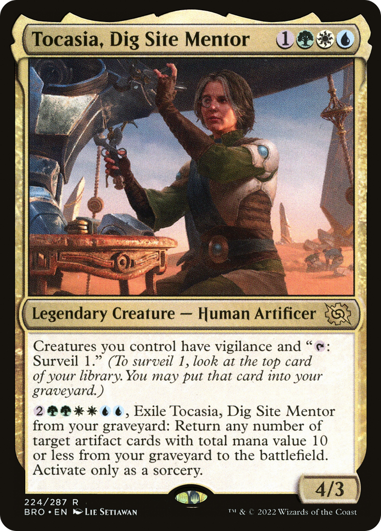 Magic: The Gathering - Tocasia, Dig Site Mentor Foil - The Brothers' War