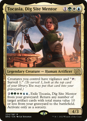 Magic: The Gathering - Tocasia, Dig Site Mentor Foil - The Brothers' War