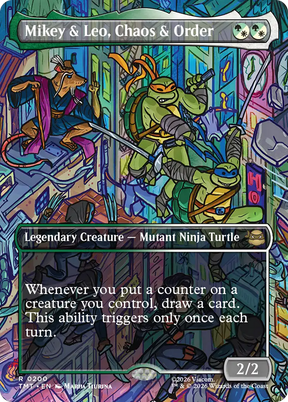 Magic: The Gathering - Mikey & Leo, Chaos & Order - Teenage Mutant Ninja Turtles