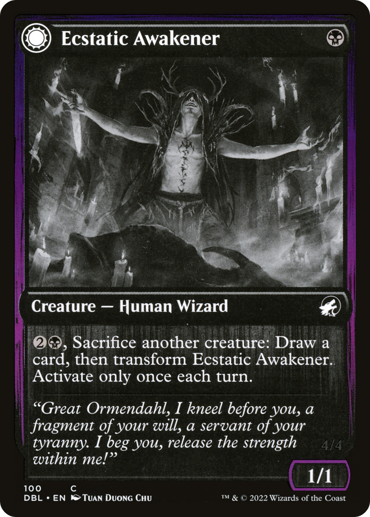 Magic: The Gathering - Ecstatic Awakener // Awoken Demon - Innistrad: Double Feature