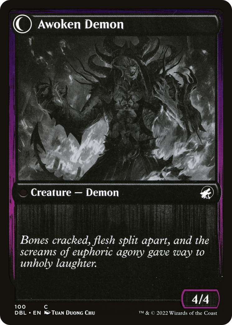 Magic: The Gathering - Ecstatic Awakener // Awoken Demon - Innistrad: Double Feature