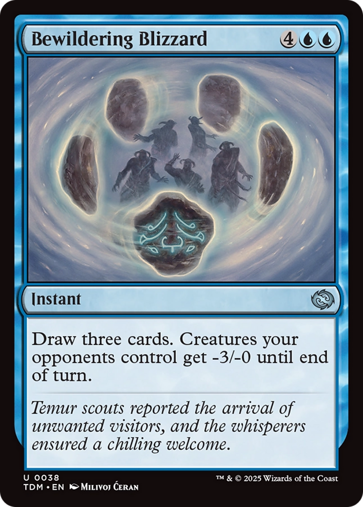 Magic: The Gathering - Bewildering Blizzard Foil - Tarkir: Dragonstorm
