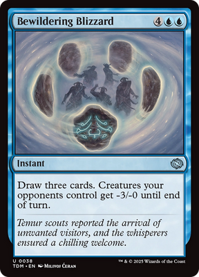 Magic: The Gathering - Bewildering Blizzard Foil - Tarkir: Dragonstorm