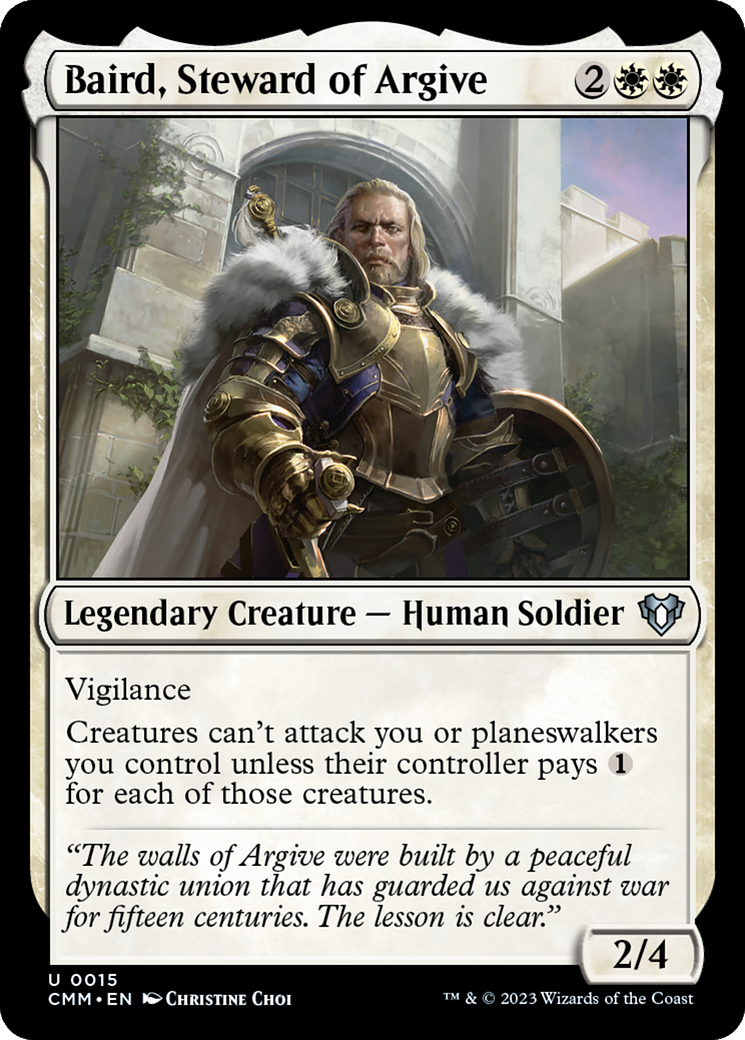 Magic: The Gathering - Baird, Steward of Argive - Commander Masters