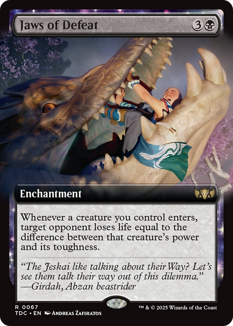 Magic: The Gathering - Jaws of Defeat - Tarkir: Dragonstorm Commander