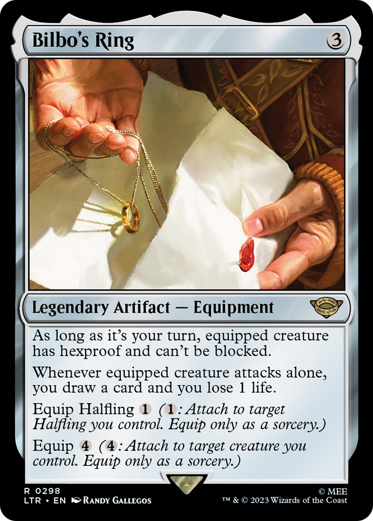 Magic: The Gathering - Bilbo's Ring Foil - The Lord of the Rings: Tales of Middle-earth