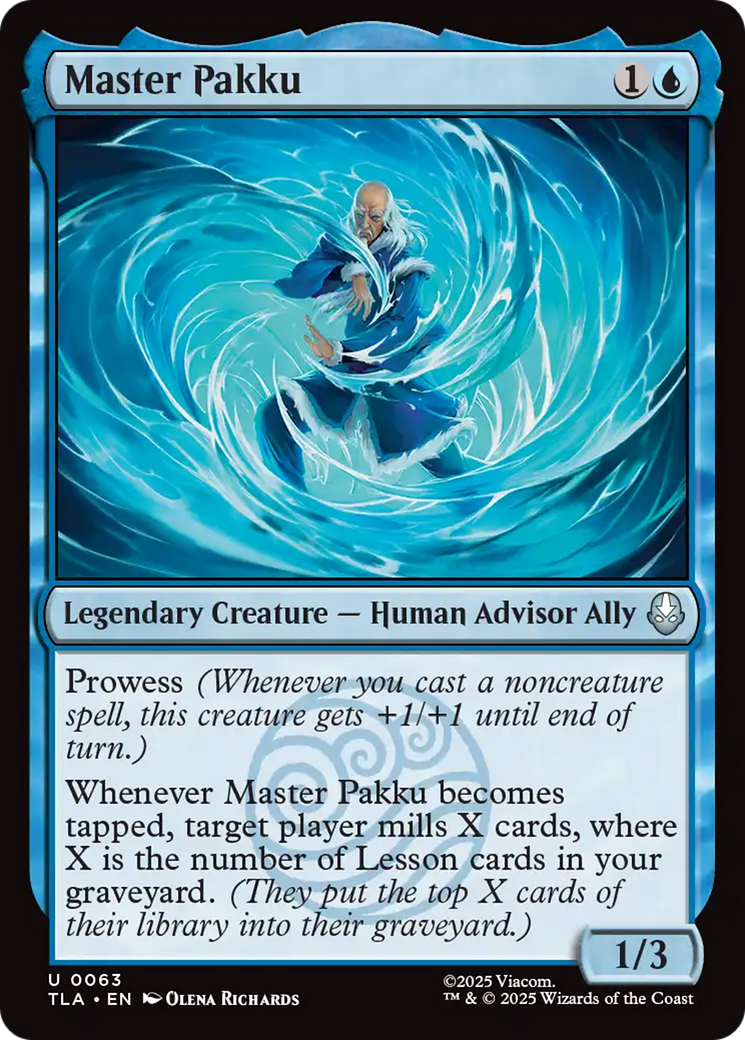 Magic: The Gathering - Master Pakku Foil - Avatar: The Last Airbender