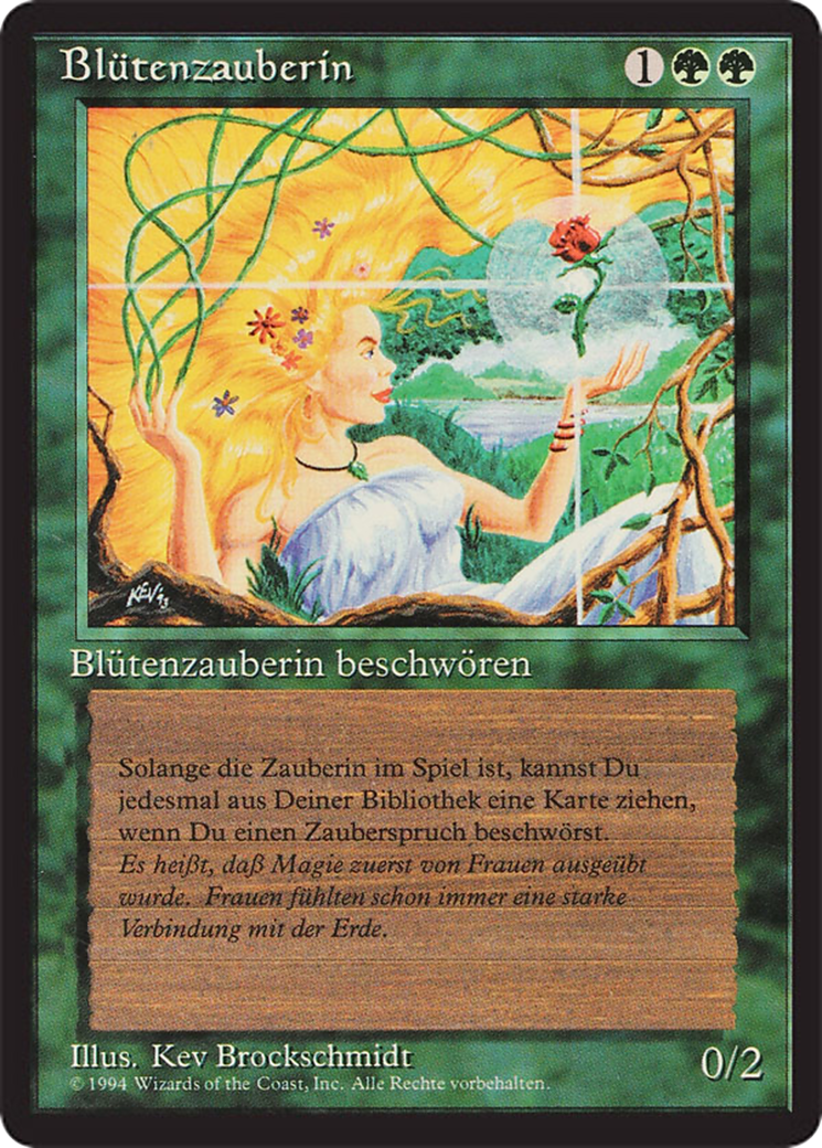 Magic: The Gathering - Blütenzauberin - Foreign Black Border
