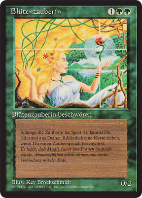 Magic: The Gathering - Blütenzauberin - Foreign Black Border