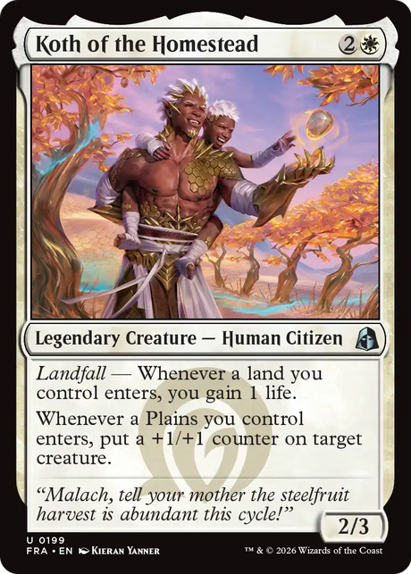 Magic: The Gathering - Koth of the Homestead Foil - Reality Fracture