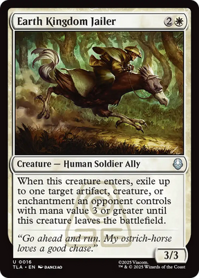 Magic: The Gathering - Earth Kingdom Jailer Foil - Avatar: The Last Airbender