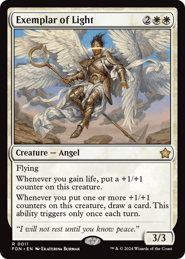 Magic: The Gathering - Exemplar of Light - Foundations