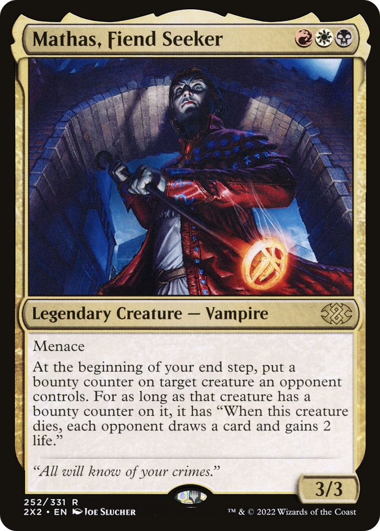 Magic: The Gathering - Mathas, Fiend Seeker - Double Masters 2022