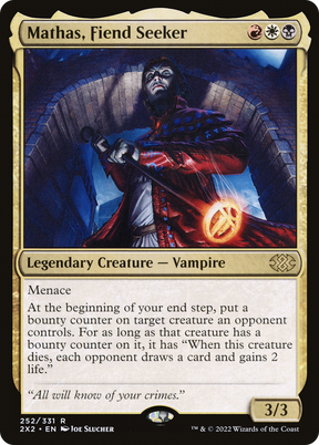 Magic: The Gathering - Mathas, Fiend Seeker - Double Masters 2022