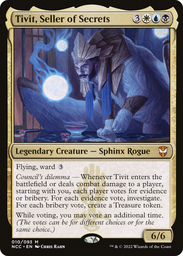 Magic: The Gathering - Tivit, Seller of Secrets Foil - New Capenna Commander