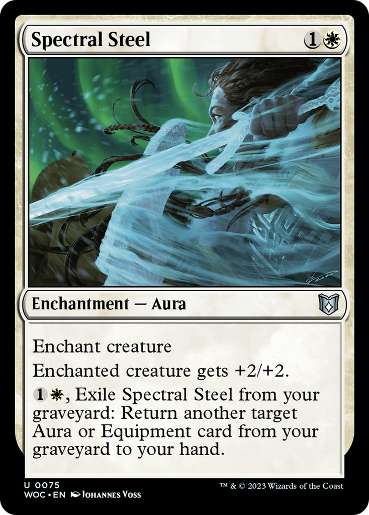 Magic: The Gathering - Spectral Steel - Wilds of Eldraine Commander