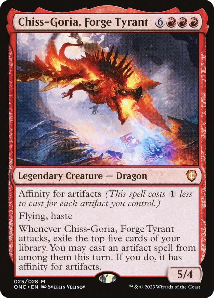 Magic: The Gathering - Chiss-Goria, Forge Tyrant Foil - Phyrexia: All Will Be One Commander