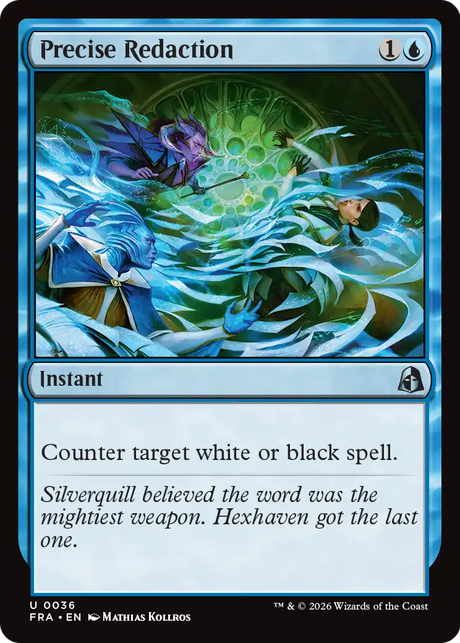 Magic: The Gathering - Precise Redaction - Reality Fracture