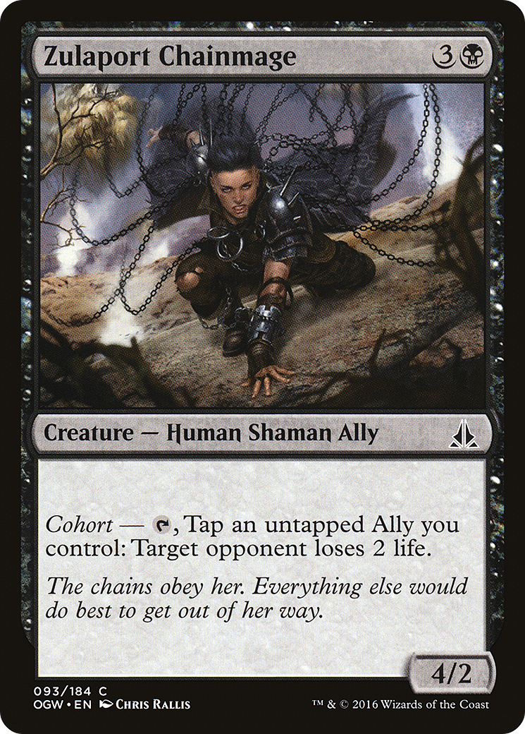 Magic: The Gathering - Zulaport Chainmage Foil - Oath of the Gatewatch