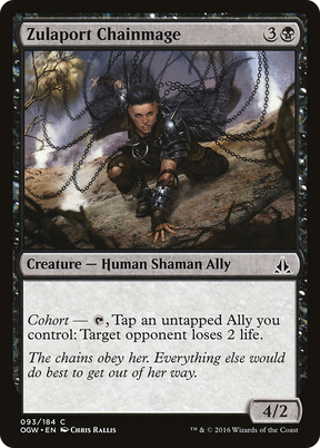 Magic: The Gathering - Zulaport Chainmage Foil - Oath of the Gatewatch