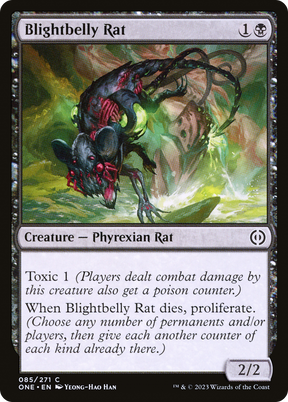 Magic: The Gathering - Blightbelly Rat Foil - Phyrexia: All Will Be One