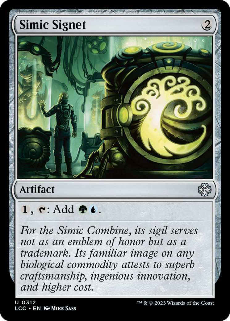 Magic: The Gathering - Simic Signet - The Lost Caverns of Ixalan Commander