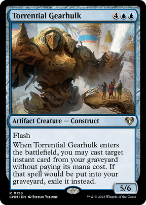 Magic: The Gathering - Torrential Gearhulk Foil - Commander Masters