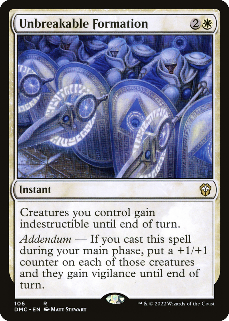 Magic: The Gathering - Unbreakable Formation - Dominaria United Commander