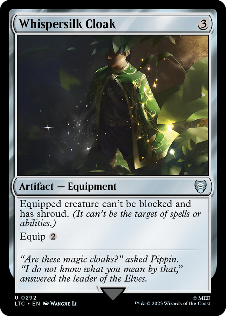 Magic: The Gathering - Whispersilk Cloak - Tales of Middle-earth Commander