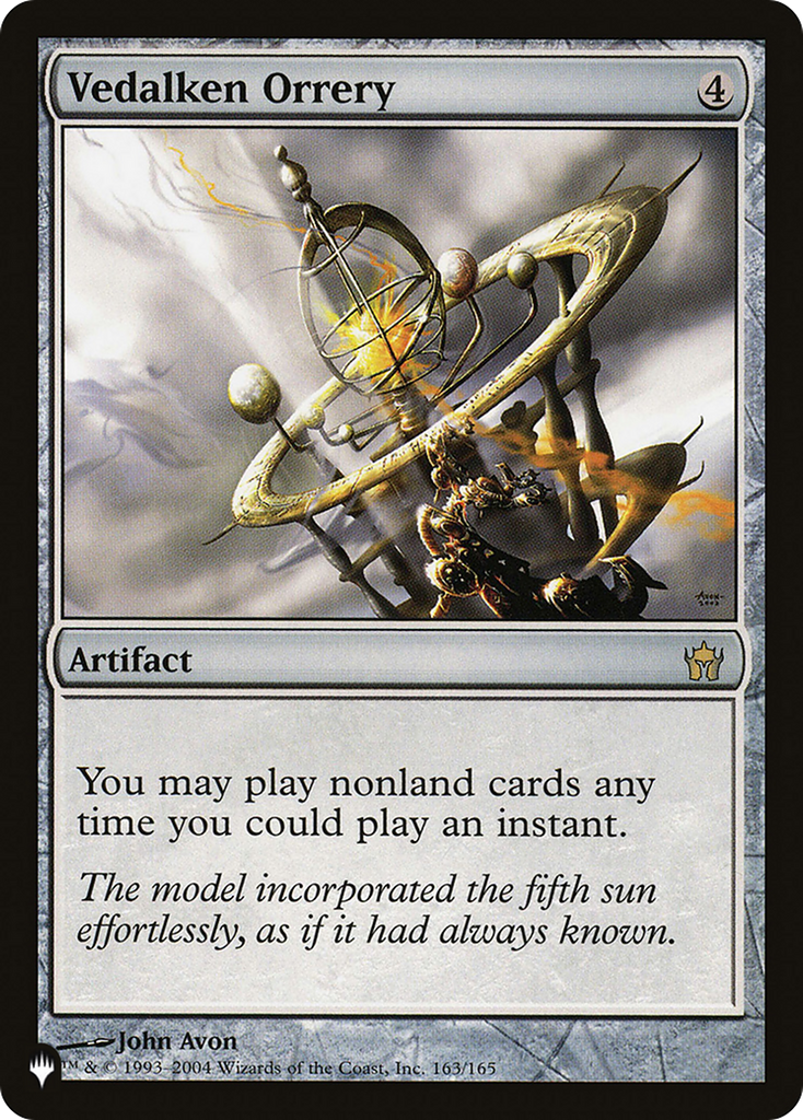 Magic: The Gathering - Vedalken Orrery - The List