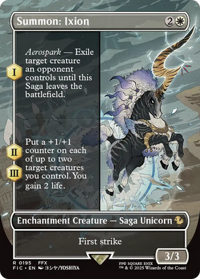 Magic: The Gathering - Summon: Ixion Foil - Final Fantasy Commander