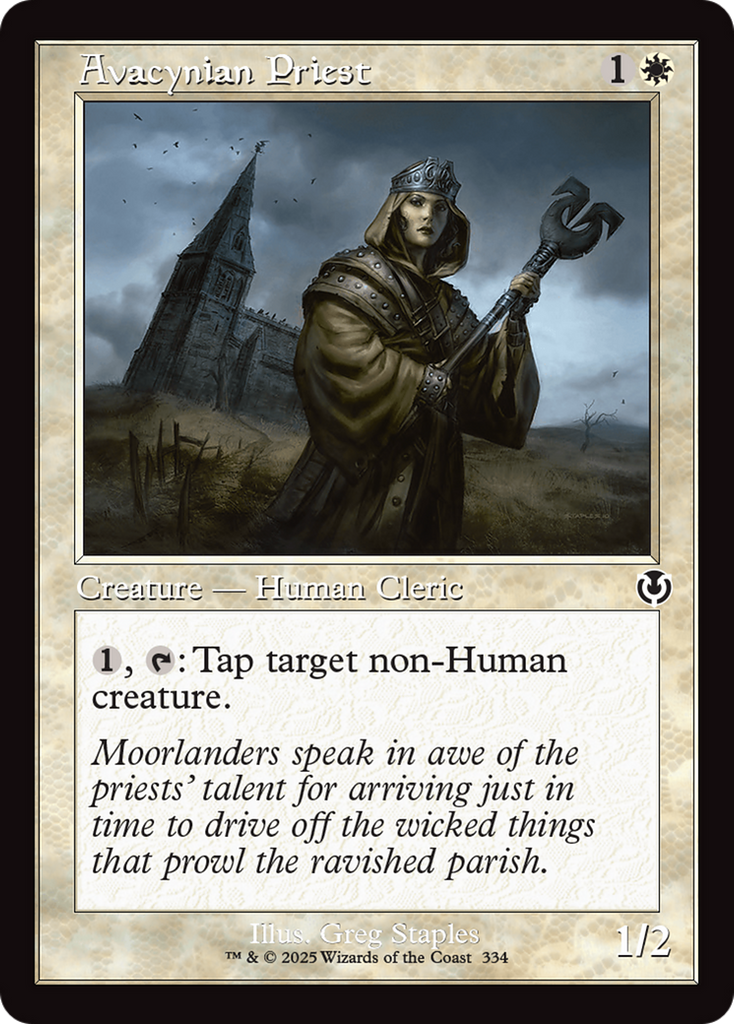 Magic: The Gathering - Avacynian Priest - Innistrad Remastered