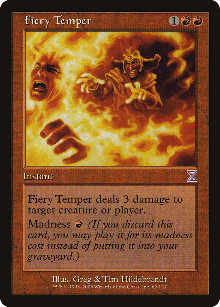 Magic: The Gathering - Fiery Temper - Time Spiral Timeshifted