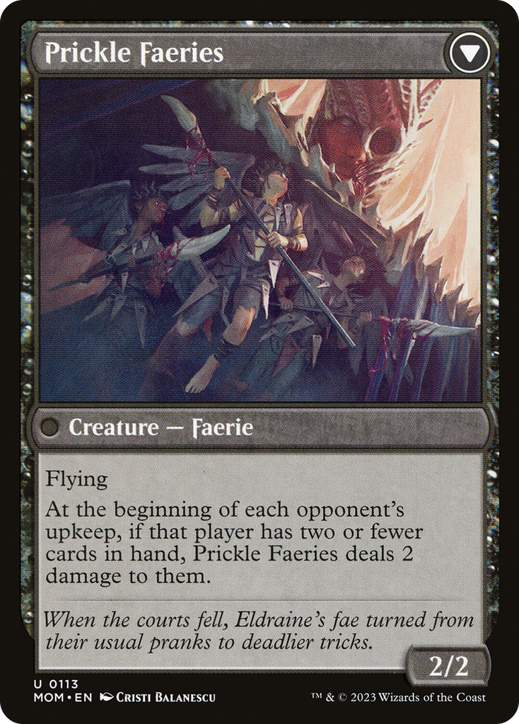 Magic: The Gathering - Invasion of Eldraine // Prickle Faeries Foil - March of the Machine