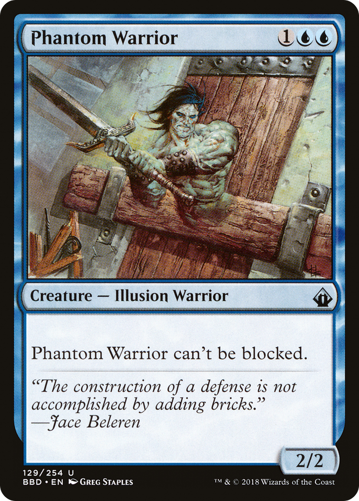 Magic: The Gathering - Phantom Warrior Foil - Battlebond