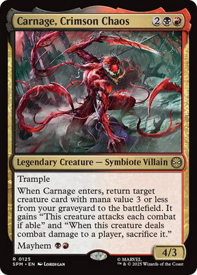 Magic: The Gathering - Carnage, Crimson Chaos Foil - Marvel's Spider-Man