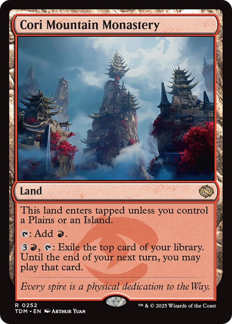 Magic: The Gathering - Cori Mountain Monastery Foil - Tarkir: Dragonstorm