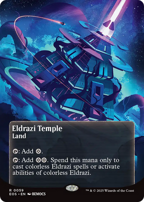 Magic: The Gathering - Eldrazi Temple Foil - Edge of Eternities: Stellar Sights