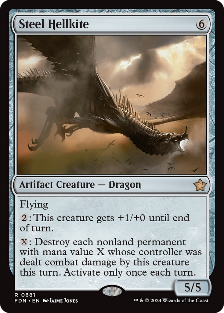 Magic: The Gathering - Steel Hellkite - Foundations