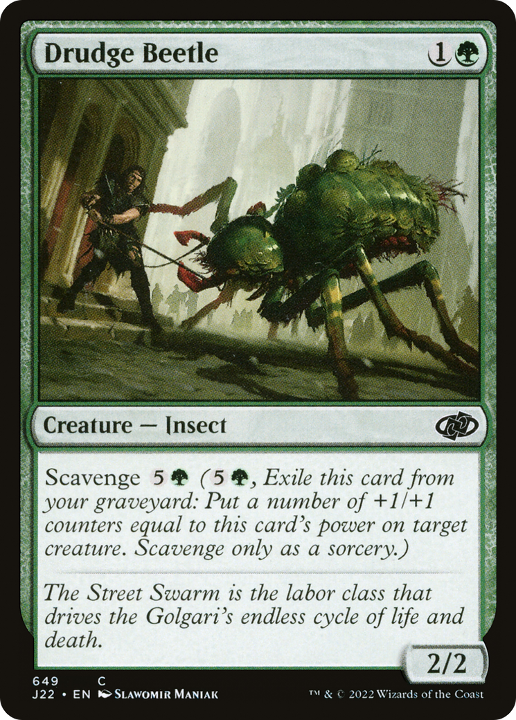 Magic: The Gathering - Drudge Beetle - Jumpstart 2022