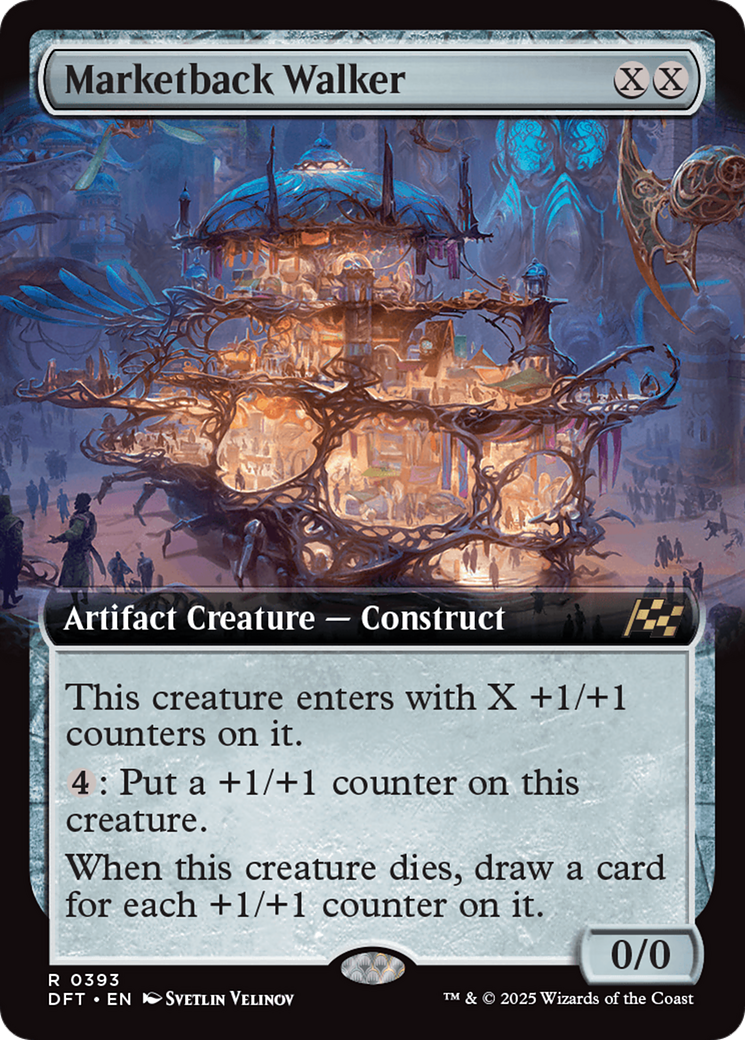 Magic: The Gathering - Marketback Walker Foil - Aetherdrift