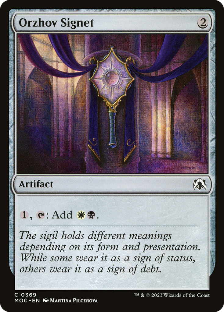 Magic: The Gathering - Orzhov Signet - March of the Machine Commander