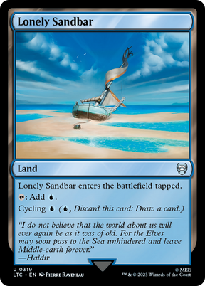 Magic: The Gathering - Lonely Sandbar - Tales of Middle-earth Commander