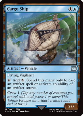 Magic: The Gathering - Cargo Ship - Final Fantasy
